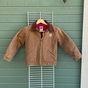 Pre-loved Carhartt caramel brown jacket.